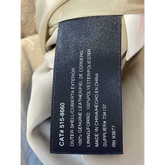 St John’s Bay  Leather Button-Up Shirt with Chest Pockets - Picture 6 of 9